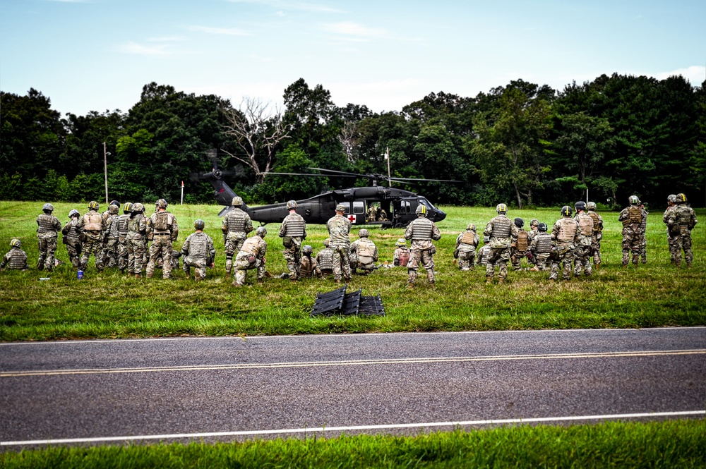 Soldiers conduct the Tactical Casualty Combat Care Course