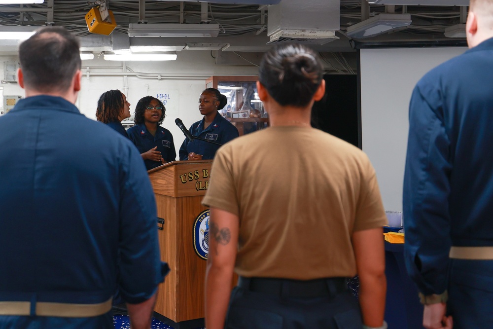 USS Bataan Celebrates U.S. Navy Birthday