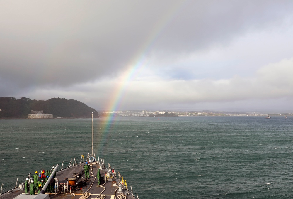 USS Paul Ignatius Arrives in Plymouth, England