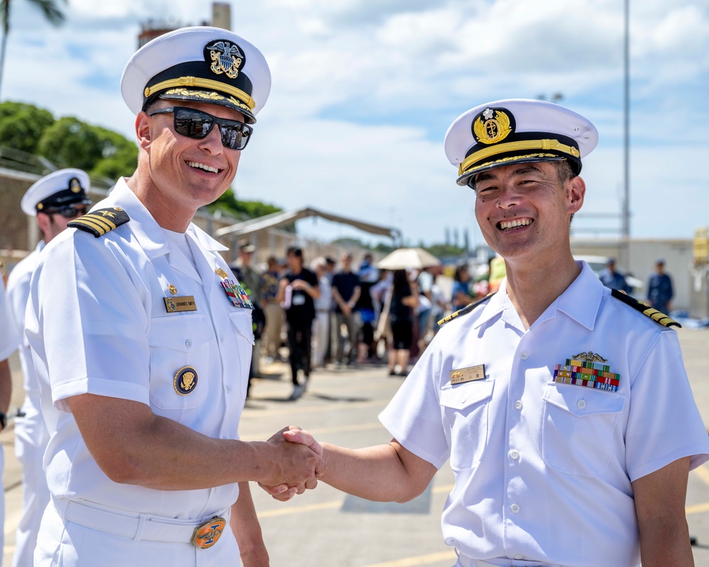 JS Sekiryu (SS 508) arrives at Joint Base Pearl Harbor-Hickam