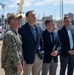 Sen. Ted Budd (R-NC) and staff a tour the USS Charlotte