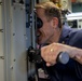 Sen. Ted Budd (R-NC) and staff a tour the USS Charlotte