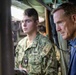 Sen. Ted Budd (R-NC) and staff a tour the USS Charlotte