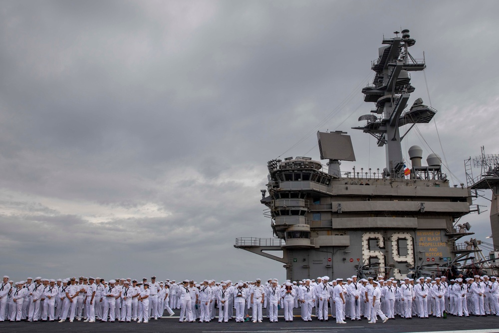 IKE Departs Naval Station Norfolk on Scheduled Deployment