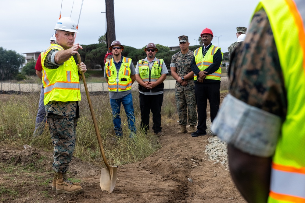 Combat water surivival training support facility groundbreaking ceremony