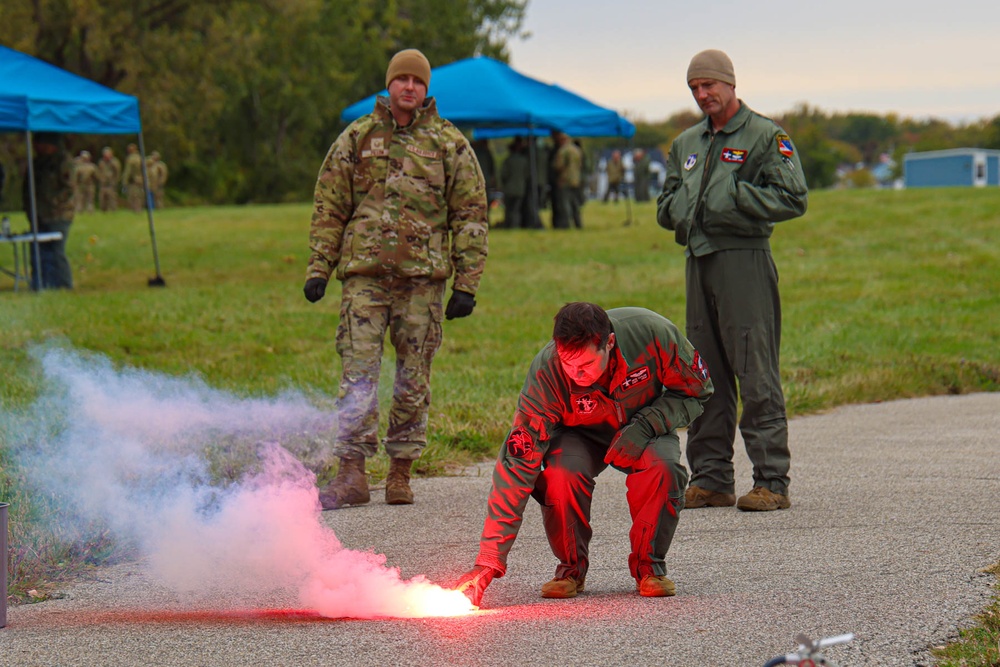 107th Fighter Squadron Pilots Participate in SERE Training