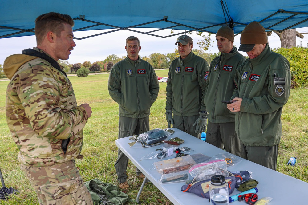 107th Fighter Squadron Pilots Participate in SERE Training