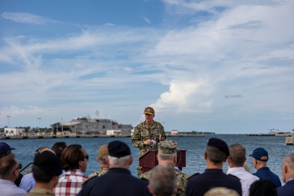 U.S. Marines attend U.S. Navy Fourth Fleet’s Fleet Experiment Unmanned Demonstration