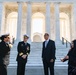 A Navy Full Honors Wreath-Laying Ceremony is Conducted at the Tomb of the Unknown Soldier in Honor of the U.S. Navy’s 248th Birthday