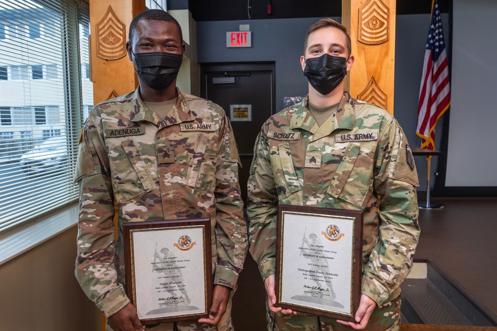 42nd RSG Soldiers top graduates at BLC