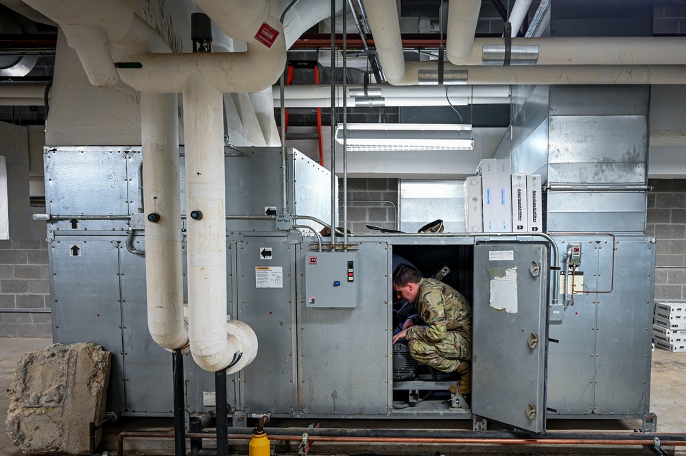 HVAC works hard to keep Airmen cool this summer