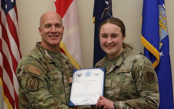 Zumbrum promotes to Airman First Class