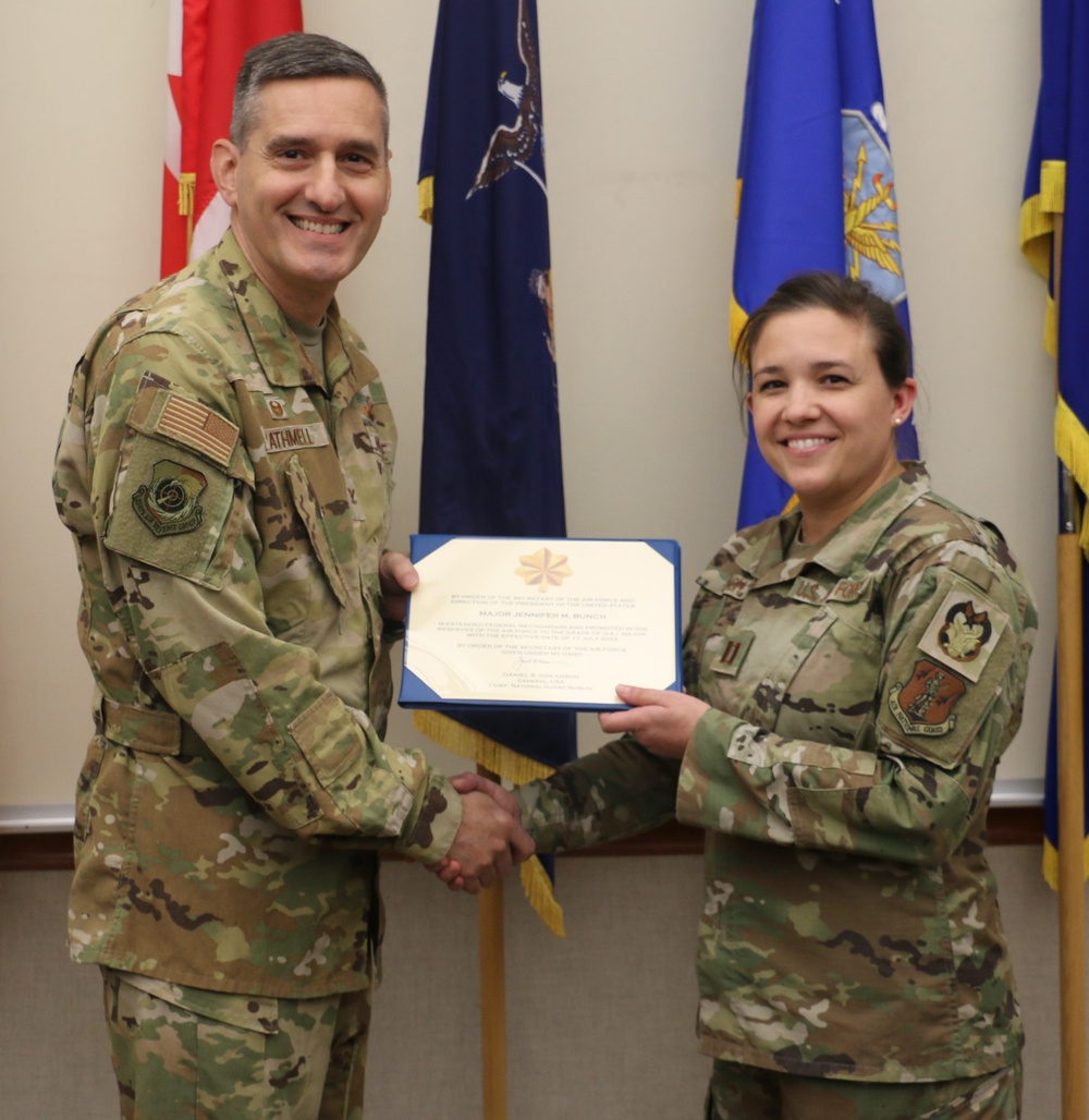 Bunch Promotes to Major