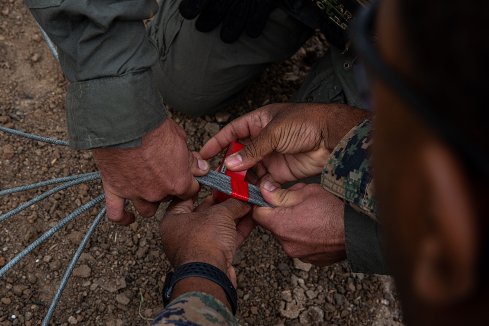 CLB-15 Conducts EOD Familiarization Range