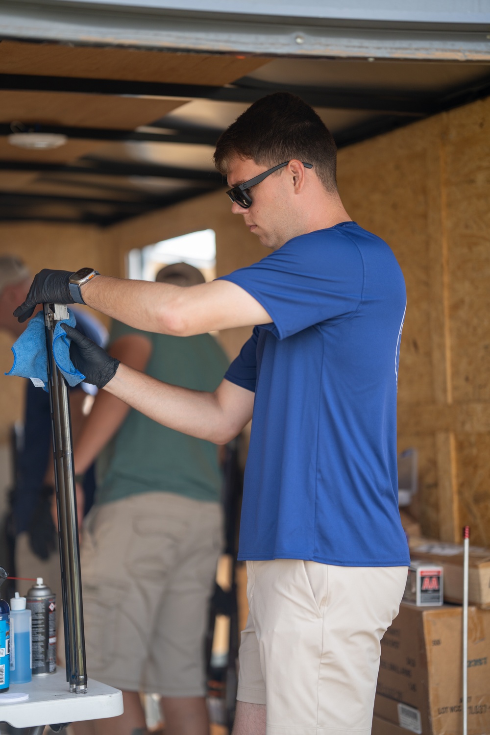 U.S. Air Force Shooting team competes at the World Skeet Championships