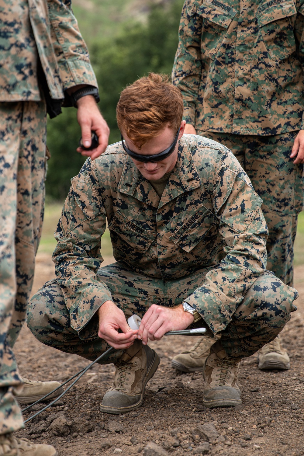 CLB-15 Conducts EOD Familiarization Range