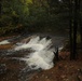 Fall 2023 Scene at Trout Falls at Fort McCoy's Pine View Recreation Area