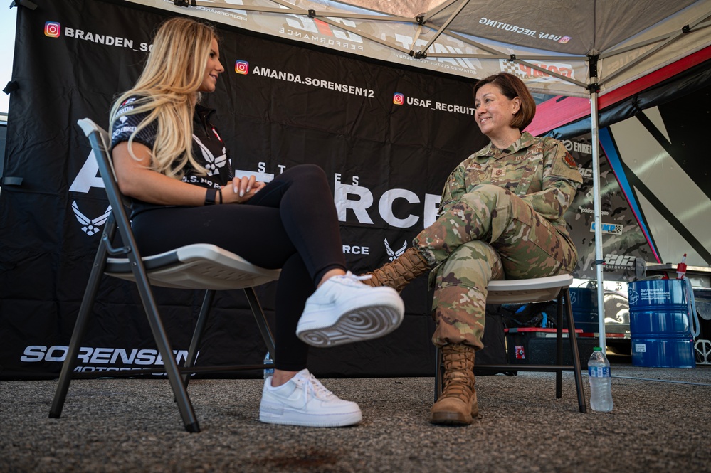 CMSAF MEETS HIGH-SPEED RECRUITERS AND TEAM SORENSEN AT FORMULA DRIFT EVENT