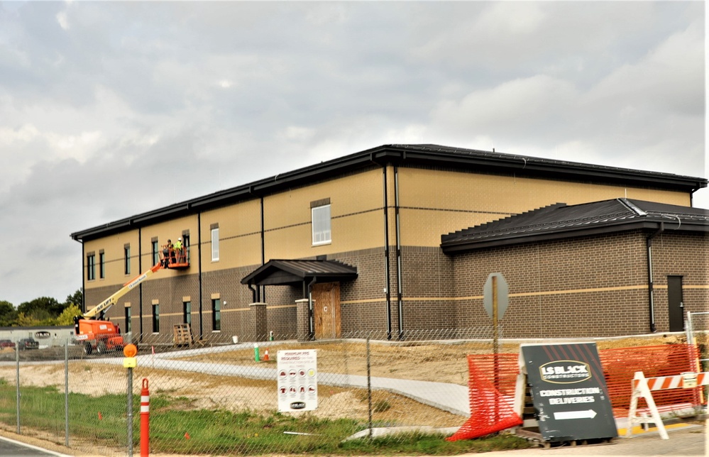 Construction operations of $11.96 million transient training brigade headquarters at Fort McCoy