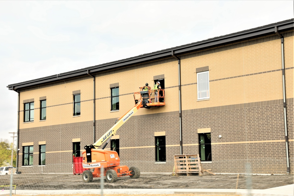 Construction operations of $11.96 million transient training brigade headquarters at Fort McCoy