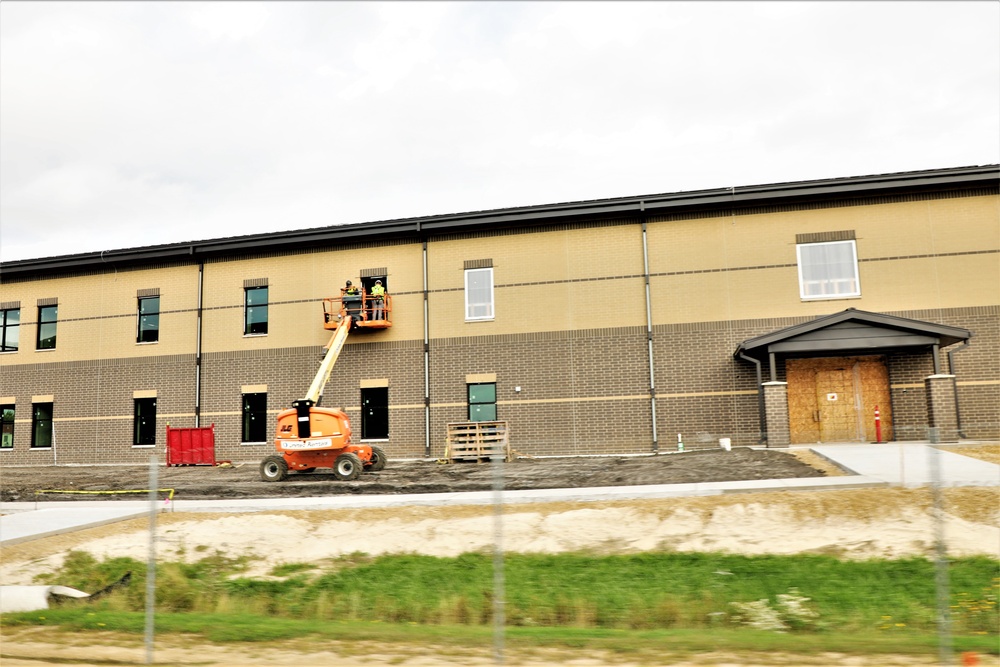 Construction operations of $11.96 million transient training brigade headquarters at Fort McCoy