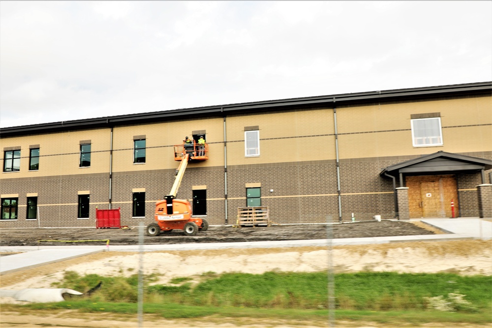 Construction operations of $11.96 million transient training brigade headquarters at Fort McCoy