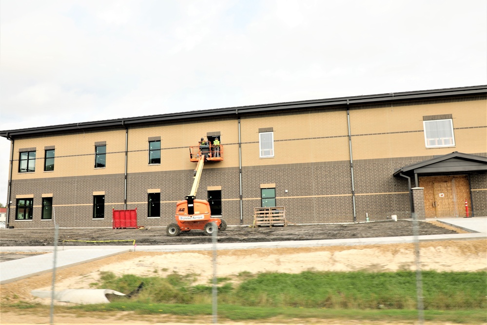 Construction operations of $11.96 million transient training brigade headquarters at Fort McCoy