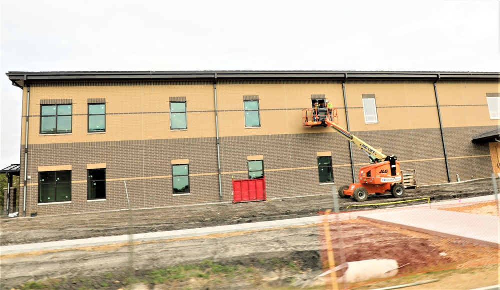 Construction operations of $11.96 million transient training brigade headquarters at Fort McCoy