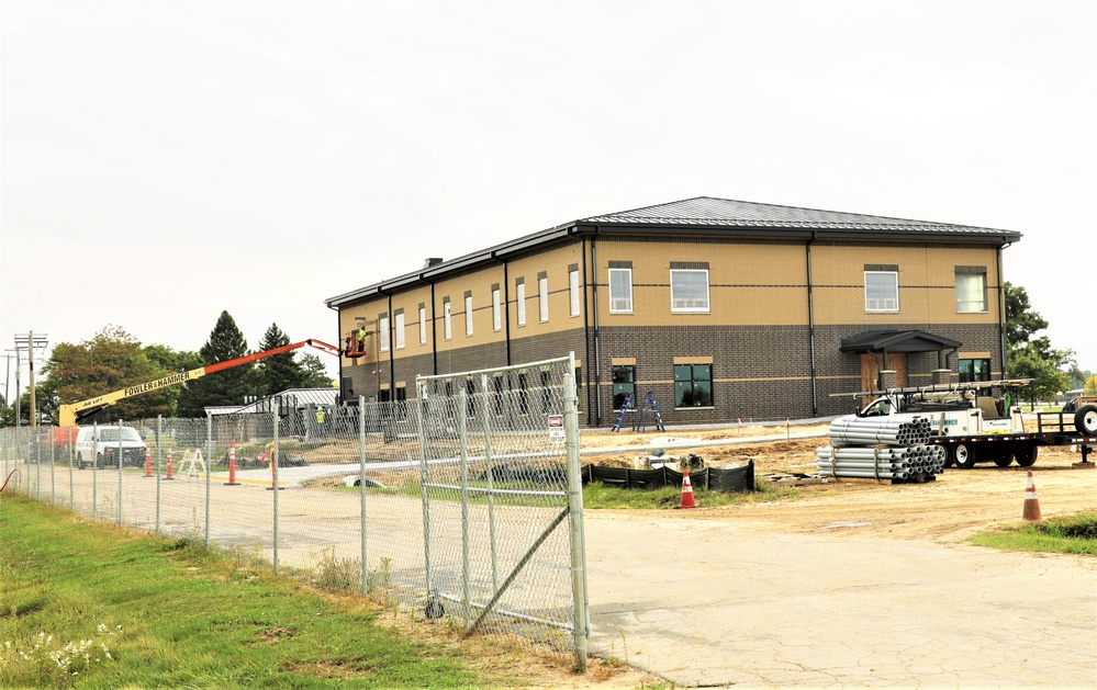 Construction operations of $11.96 million transient training brigade headquarters at Fort McCoy