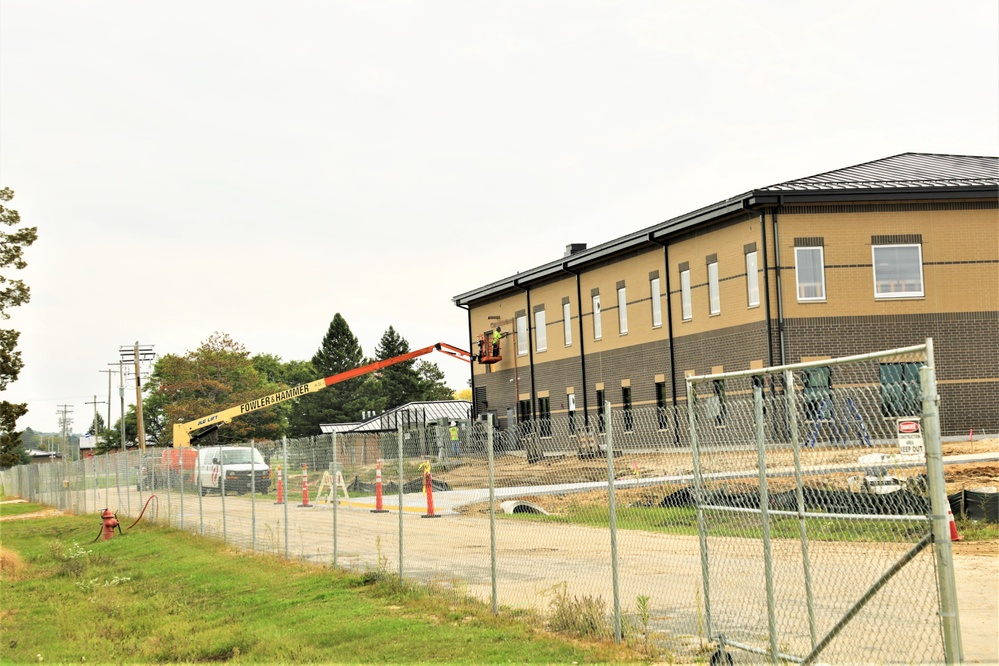 Construction operations of $11.96 million transient training brigade headquarters at Fort McCoy