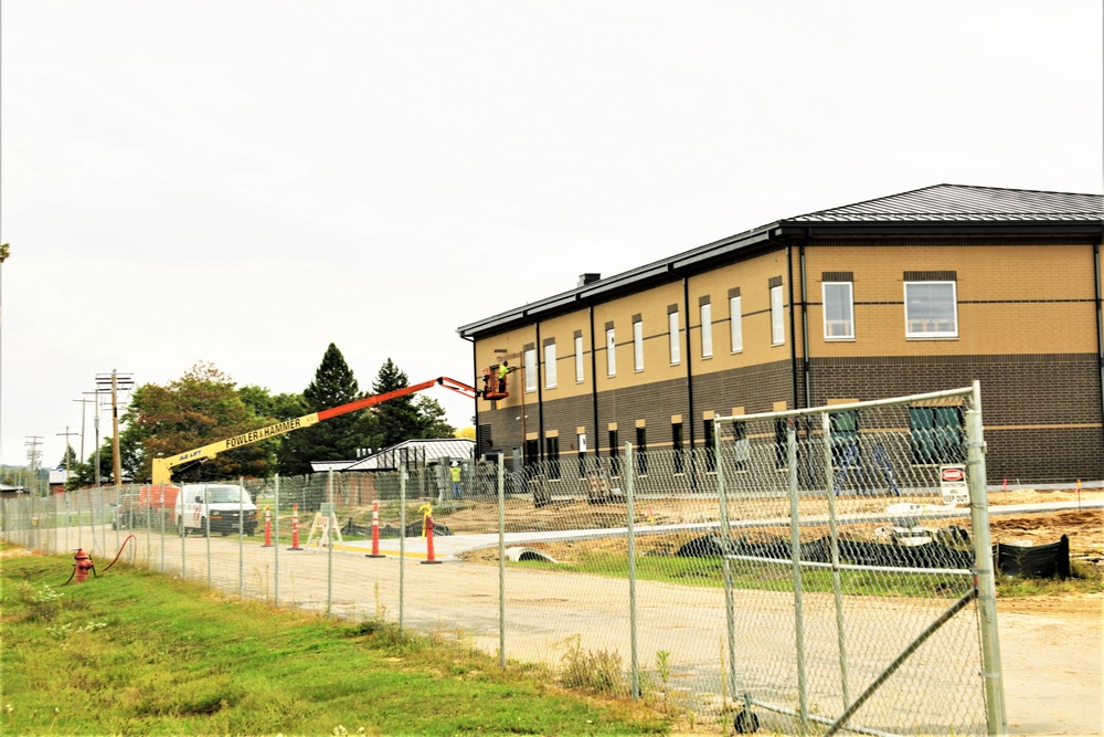 Construction operations of $11.96 million transient training brigade headquarters at Fort McCoy