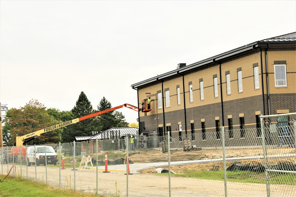 Construction operations of $11.96 million transient training brigade headquarters at Fort McCoy