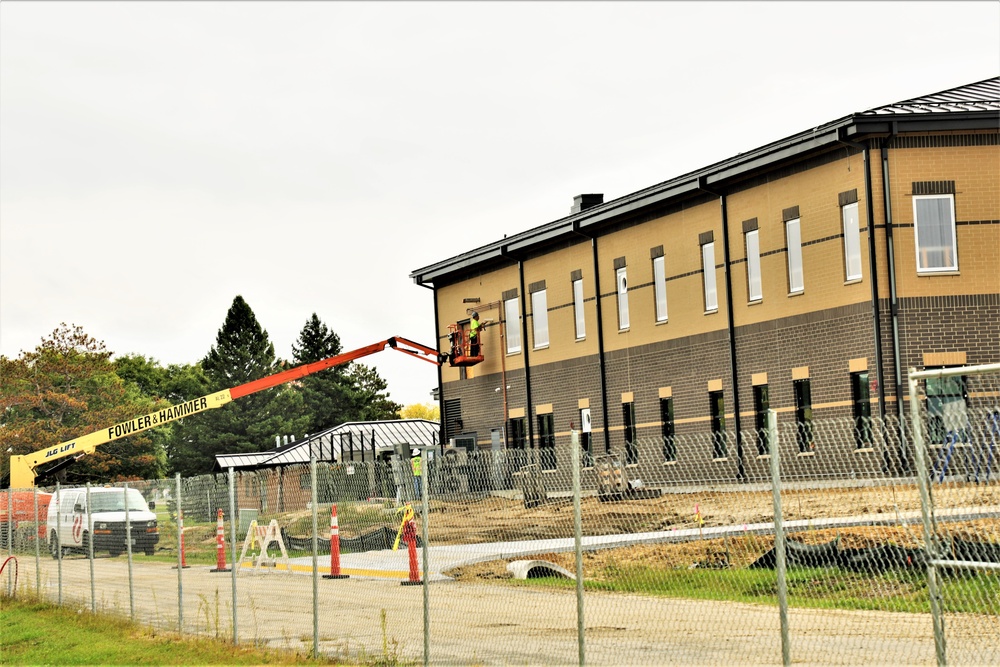 Construction operations of $11.96 million transient training brigade headquarters at Fort McCoy