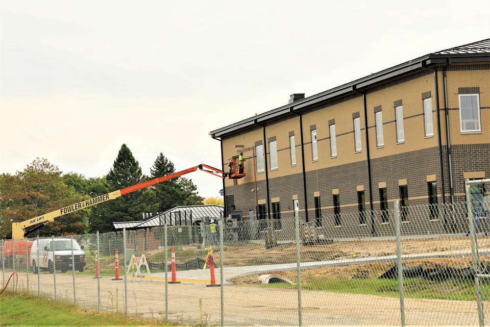 Construction operations of $11.96 million transient training brigade headquarters at Fort McCoy