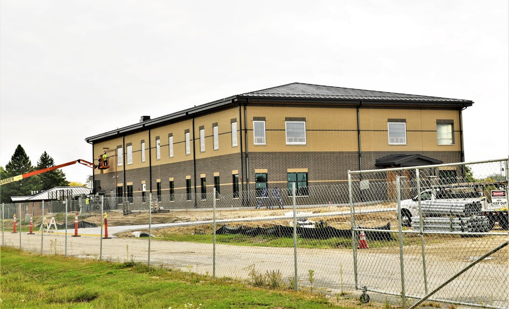 Construction operations of $11.96 million transient training brigade headquarters at Fort McCoy