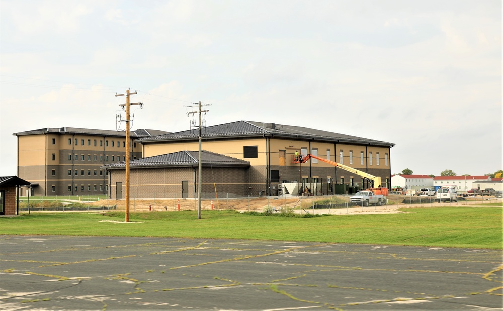 Construction operations of $11.96 million transient training brigade headquarters at Fort McCoy