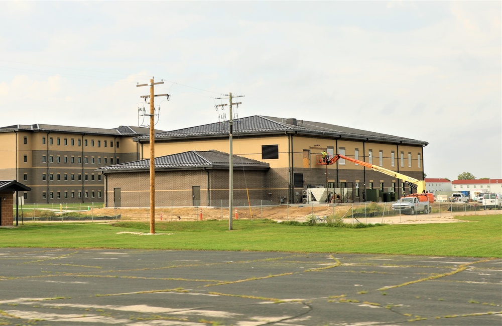 Construction operations of $11.96 million transient training brigade headquarters at Fort McCoy