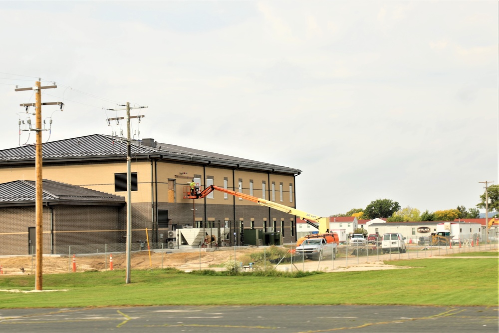 Construction operations of $11.96 million transient training brigade headquarters at Fort McCoy