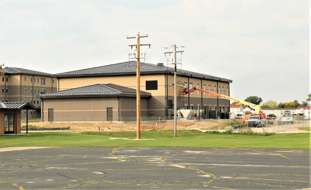 Construction operations of $11.96 million transient training brigade headquarters at Fort McCoy