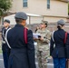 ARSOUTH, 410th CSB, and ARNORTH NCOs support local JROTC during drill competition