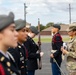 ARSOUTH, 410th CSB, and ARNORTH NCOs support local JROTC during drill competition