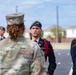 ARSOUTH, 410th CSB, and ARNORTH NCOs support local JROTC during drill competition