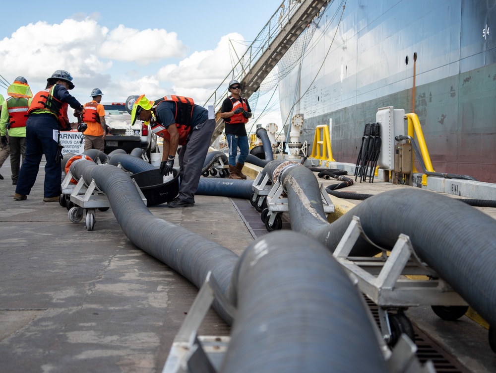 Joint Task Force-Red Hill, Defense Logistics Agency Energy and Fleet Logistics Center Pearl Harbor commence defueling Red Hill Bulk Fuel Storage Facility