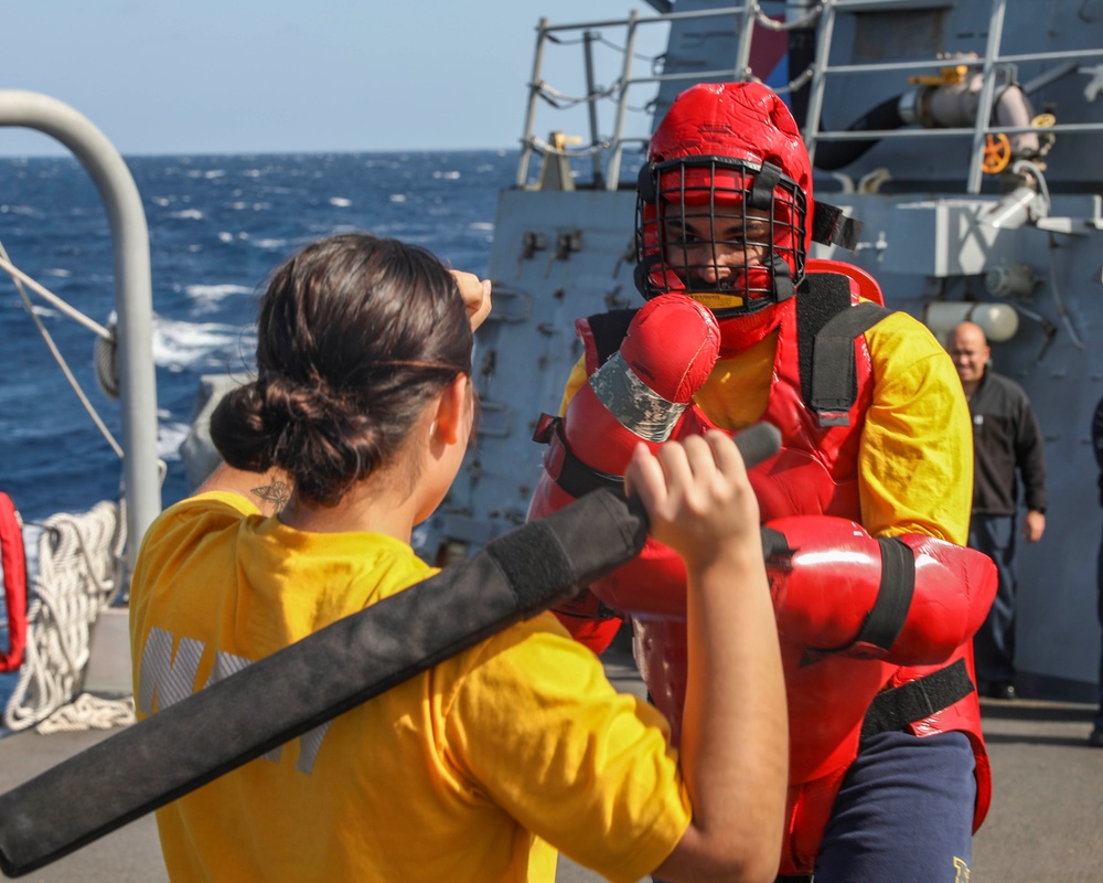 DVIDS - Images - Sailors Onboard USS Shoup Complete Security Reaction ...