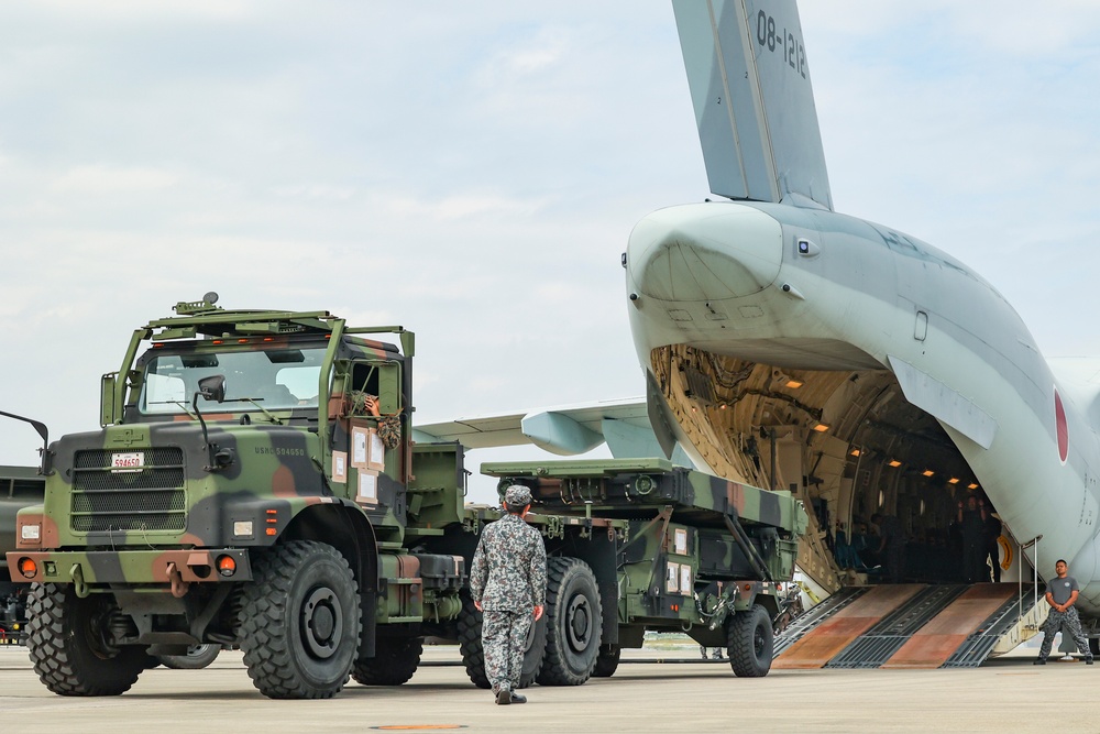 Resolute Dragon 23 | U.S. Marines and JASDF fly radar to Camp Ishigaki