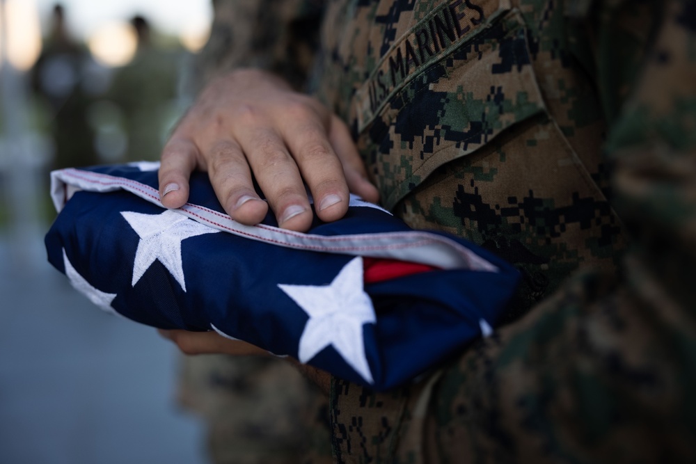 RD 23 FTX | U.S., Japan National Flag Raising Ceremony on Camp Ishigaki