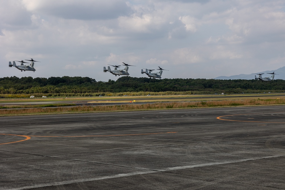 Resolute Dragon 23 | VMM 262 Arrival at Camp Takayubaru