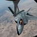 Tankers provide aerial support to F-22 ops