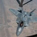 Tankers provide aerial support to F-22 ops