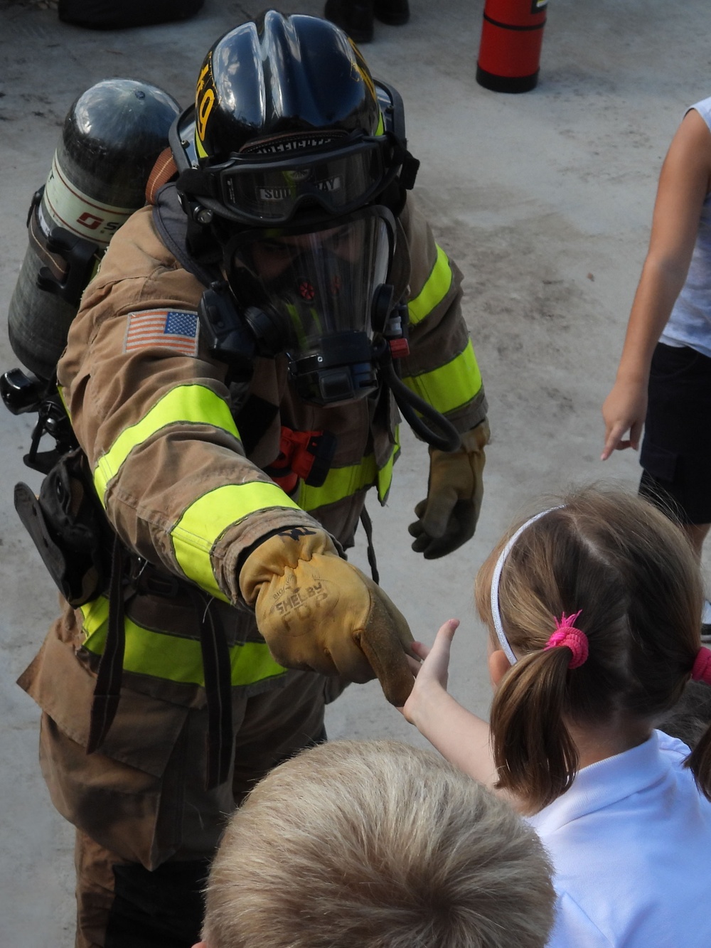 NSA Souda Bay Firefighters Visit Local Schools